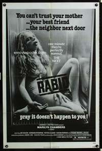 k553 RABID one-sheet movie poster '77 Marilyn Chambers, David Cronenberg