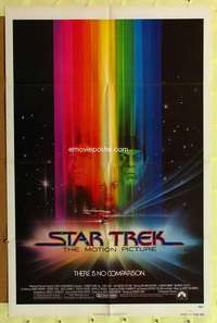k613 STAR TREK advance one-sheet movie poster '79 Shatner,Nimoy,Peak art!