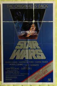k617 STAR WARS 1sh movie poster R82 with Revenge of the Jedi banner!
