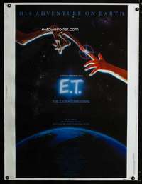 m072 ET Thirty by Forty movie poster '82 Steven Spielberg, John Alvin artwork!