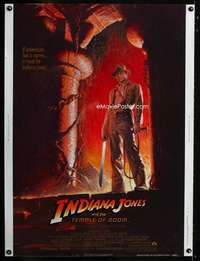 m073 INDIANA JONES & THE TEMPLE OF DOOM Thirty by Forty movie poster '84 Ford