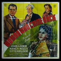 p112 WOMAN WHO CAME BACK six-sheet movie poster '45 John Loder, Kelly
