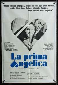 p655 COUSIN ANGELICA Argentinean movie poster '74 Jose Vazquez