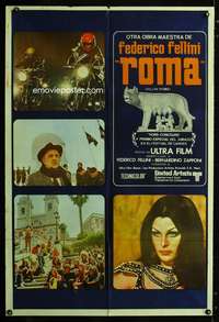 p679 FELLINI'S ROMA Argentinean movie poster '72 Federico classic!