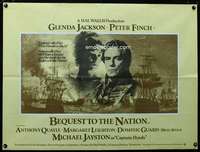 p158 NELSON AFFAIR British quad movie poster '73 Glenda Jackson, Finch