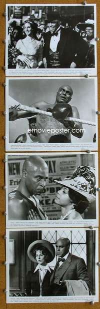 s083 GREAT WHITE HOPE 16 8x10 movie stills '70 boxing Jack Johnson!