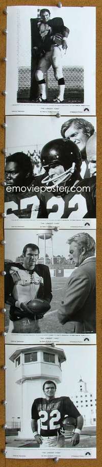 s372 LONGEST YARD 6 8x10 movie stills '74 Burt Reynolds, football!