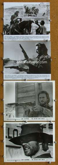 s194 OUTLAW JOSEY WALES 11 8x10 movie stills '76 Clint Eastwood