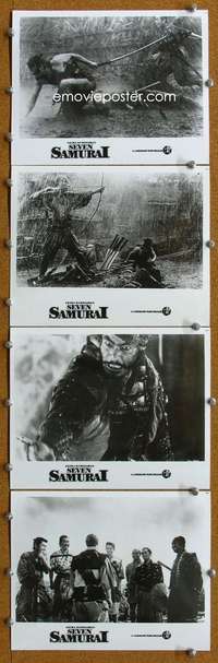 s304 SEVEN SAMURAI 8 8x10 movie stills R82 Akira Kurosawa, Mifune