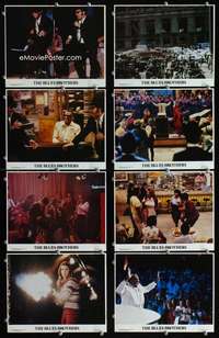 s500 BLUES BROTHERS 8 8x10 mini movie lobby cards '80 John Belushi, Dan Aykroyd