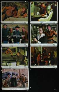 s584 CHUKA 7 8x10 mini movie lobby cards '67 Rod Taylor, Native American Indians!