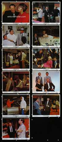 s458 COME BLOW YOUR HORN 11 8x10 mini movie lobby cards '63 Sinatra, Neil Simon