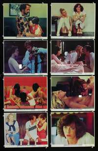 s517 EMMANUELLE 2 THE JOYS OF A WOMAN 8 8x10 mini movie lobby cards '76 Kristel