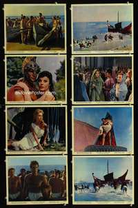 s425 GIANT OF MARATHON 12 8x10 mini movie lobby cards '60 Steve Reeves, Mario Bava