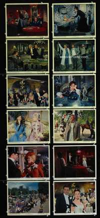 s426 GIGI 12 8x10 mini movie lobby cards '58 Leslie Caron, Maurice Chevalier