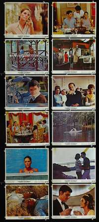 s429 GOODBYE COLUMBUS 12 8x10 mini movie lobby cards '69 Ali MacGraw is a virgin!