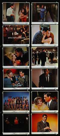 s430 GUNN 12 8x10 mini movie lobby cards '67 Blake Edwards, Craig Stevens