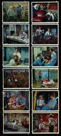 s432 HOME FROM THE HILL 12 8x10 mini movie lobby cards '60 Robert Mitchum, Parker