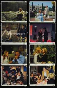 s558 ONCE IS NOT ENOUGH 8 8x10 mini movie lobby cards '75 Kirk Douglas