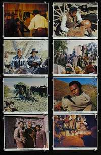 s544 LEGEND OF NIGGER CHARLEY 8 8x10 mini movie lobby cards '72 Slave to Outlaw!