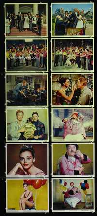 s437 MERRY ANDREW 12 8x10 mini movie lobby cards '58 Danny Kaye, Pier Angeli