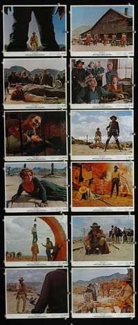 s441 ONCE UPON A TIME IN THE WEST 12 color 8x10 movie stills '68 Leone