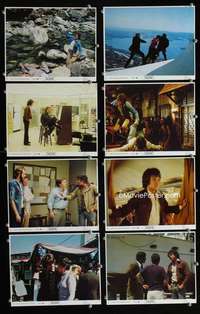 s560 PARALLAX VIEW 8 8x10 mini movie lobby cards '74 Warren Beatty, cool image!