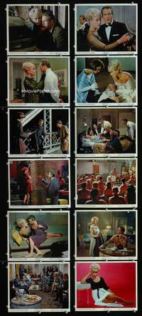 s444 PRIZE 12 8x10 mini movie lobby cards '63 Paul Newman, sexy Elke Sommer!