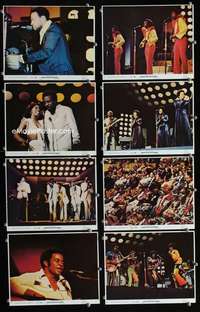 s568 SAVE THE CHILDREN 8 8x10 mini movie lobby cards '73 Jackson 5, concert!