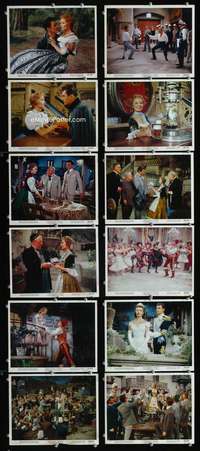 s449 STUDENT PRINCE 12 8x10 mini movie lobby cards '54 Ann Blyth, Edmund Purdom