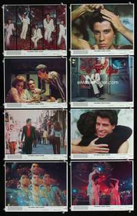 s567 SATURDAY NIGHT FEVER 8 8x10 mini movie lobby cards '77