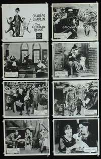 s394 CHAPLIN REVUE 8 English Front of House movie lobby cards '60 compilation!