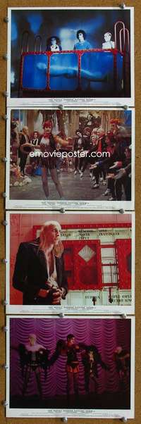 s406 ROCKY HORROR PICTURE SHOW 5 English Front of House movie lobby cards '75 Curry