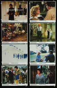 s531 HEAVEN CAN WAIT 8 8x10 mini movie lobby cards '78 Warren Beatty, football!