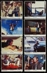 s535 HUNTER 8 8x10 mini movie lobby cards '80 bounty hunter Steve McQueen!