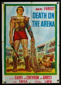 t055 COLOSSUS OF THE ARENA Egyptian movie poster '62 cool!