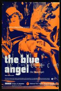 t020 BLUE ANGEL English double crown movie poster R90s Dietrich