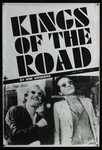 t032 KINGS OF THE ROAD English double crown movie poster '76 Wenders