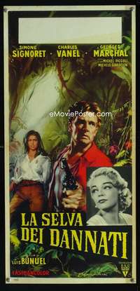 v278 DEATH IN THE GARDEN Italian locandina movie poster '56 Bunuel