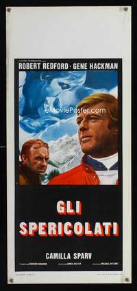 v288 DOWNHILL RACER Italian locandina movie poster R70s Redford