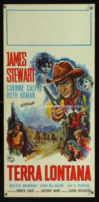 v298 FAR COUNTRY Italian locandina movie poster '55 James Stewart