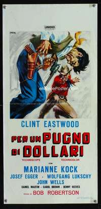 v303 FISTFUL OF DOLLARS Italian locandina movie poster '64 Eastwood