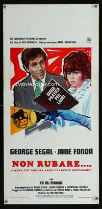 v311 FUN WITH DICK & JANE Italian locandina movie poster '77 Fonda