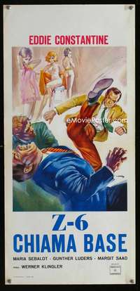v328 HI HERE'S EDDIE Italian locandina movie poster '58 Casaro art!