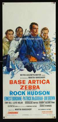v334 ICE STATION ZEBRA Italian locandina movie poster '69 Rock Hudson