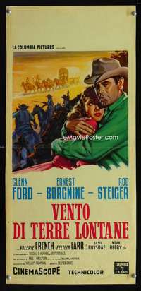 v341 JUBAL Italian locandina movie poster '56 Glenn Ford,Capitani art