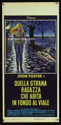v346 LITTLE GIRL WHO LIVES DOWN THE LANE Italian locandina movie poster '77