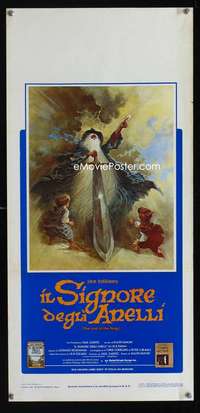 v348 LORD OF THE RINGS Italian locandina movie poster '78 JRR Tolkien