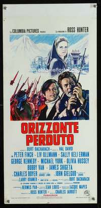 v349 LOST HORIZON Italian locandina movie poster '72 Ross Hunter