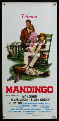 v363 MANDINGO Italian locandina movie poster '75 Averado Ciriello art!